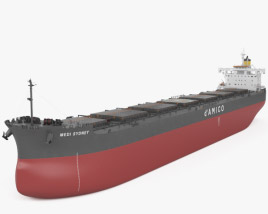 Kamsarmax Bulk Carrier 3D model