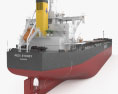 Kamsarmax Bulk Carrier 3d model