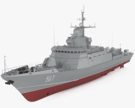 Karakurt-class corvette 3D model