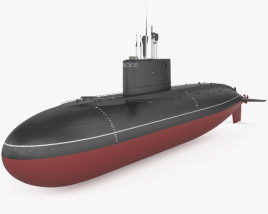 Kilo-class submarine 3D model
