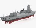 Kolkata-class destroyer 3d model