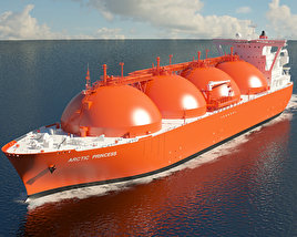LNG Carrier Arctic Princess 3D model