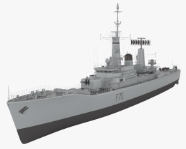 Leander-class 巡防艦 3D模型