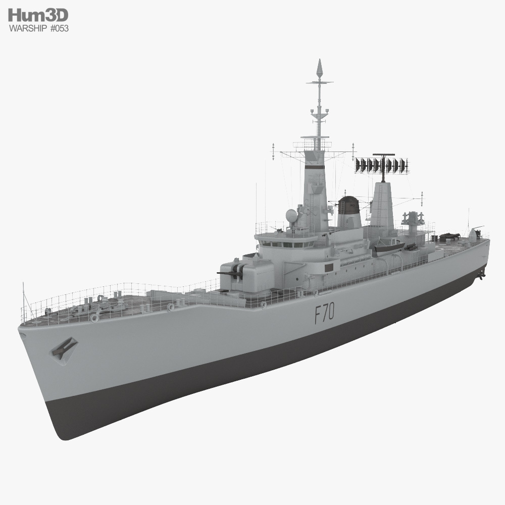 Leander-Klasse Fregatte 3D-Modell