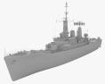 Leander-class 巡防艦 3D模型