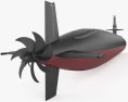 Classe Los Angeles Sottomarino Modello 3D