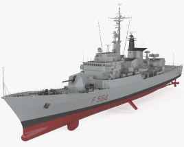 Lupo-class Fragata Modelo 3d