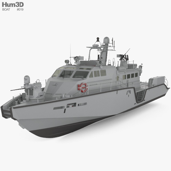 Mark VI Patrouilleur bateau Modèle 3D