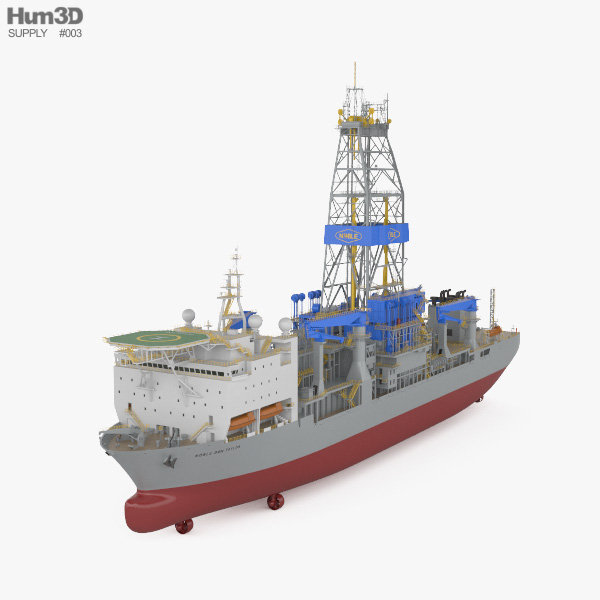 Noble Drillship Modelo 3D