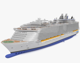 Oasis of the Seas 3D-Modell
