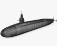 Ohio-class submarine 3d model