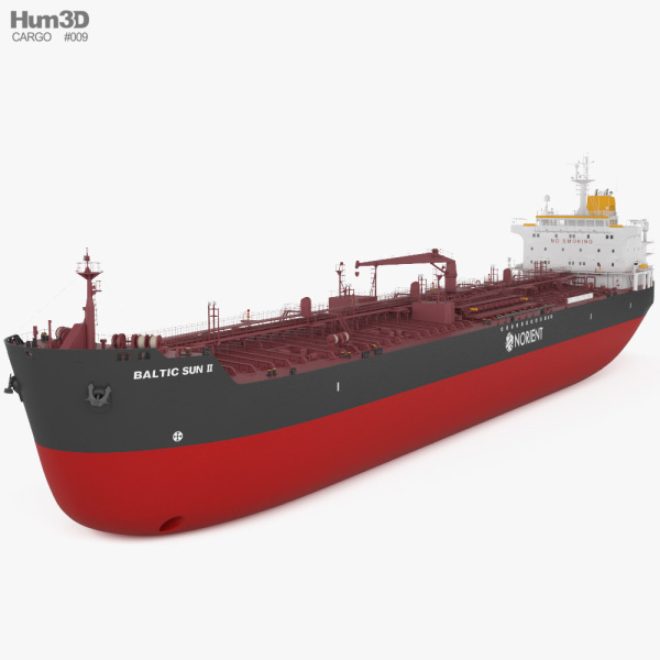 Oil Chemical Tanker BALTIC SUN II 3D model