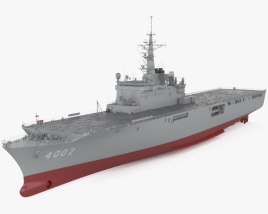 Osumi-class tank landing ship 3D model