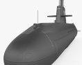 Oyashio-class U-Boot 3D-Modell