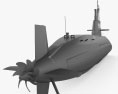 Oyashio-class submarino Modelo 3D