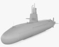 Oyashio-class submarino Modelo 3D