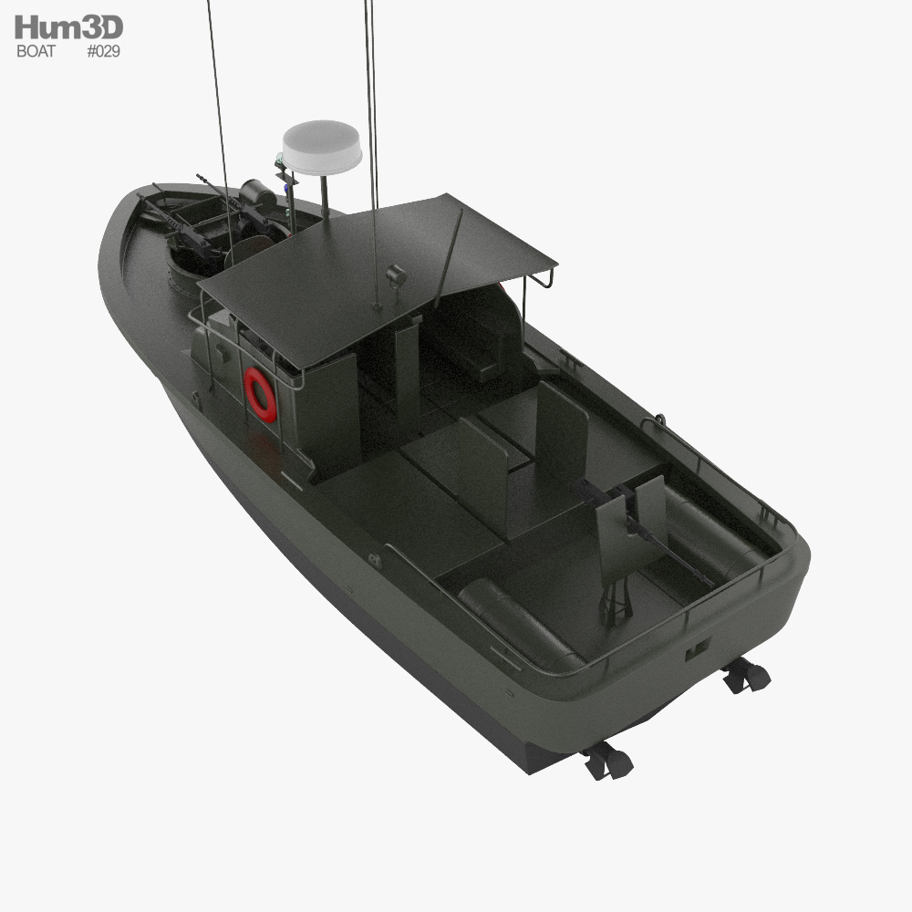 Patrol Boat MK II PBR 3D model - Ship on Hum3D