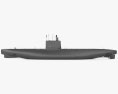 Potvis-class submarino Modelo 3D