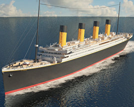 RMS Titanic 3D model