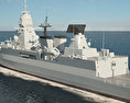 Sachsen class frigate 3d model