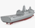 San Antonio-class amphibious transport dock 3d model