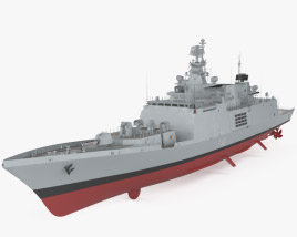 Shivalik-class frigate 3D model