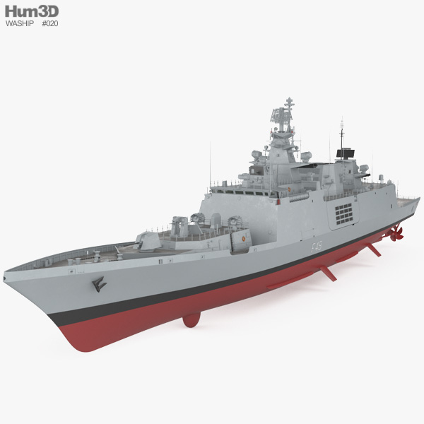 什瓦利克级 巡防舰 3D模型