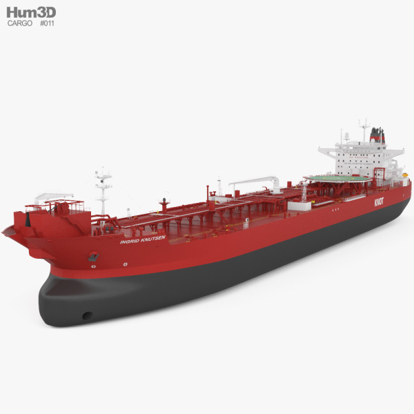 Shuttle Tanker Ingrid Knutsen 3D model