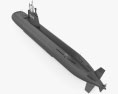 Soryu-class Submarino Modelo 3d