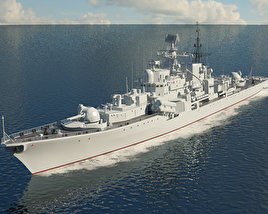 Sovremennyy-class destroyer 3D model