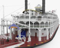 Steamboat American Queen 3D-Modell