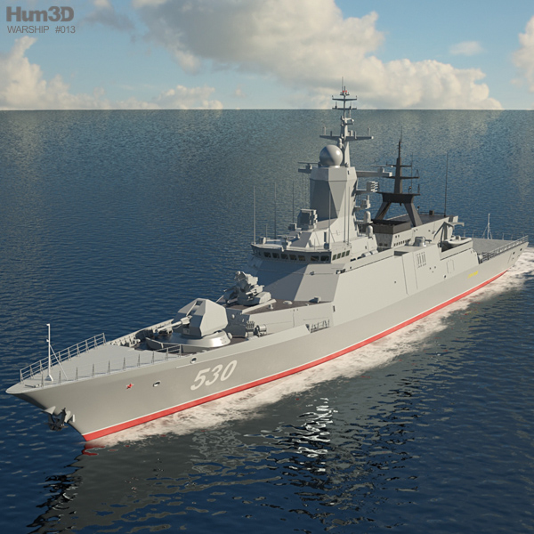 守護級護衛艦 3D模型