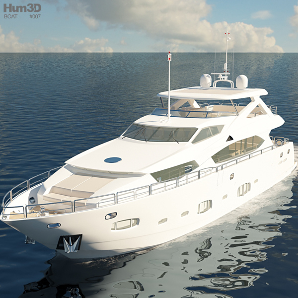 Sunseeker 30m Yacht 3D model