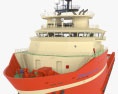 TIMBALIER ISLAND Offshore Supply Ship Modèle 3d