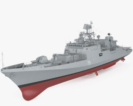 Talwar-class frigate 3D model