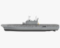 Tarawa-class amphibious assault ship 3d model