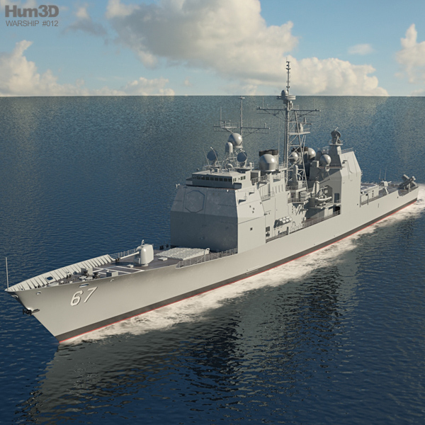 Ticonderoga-class cruiser 3D модель