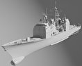 Ракетний крейсер типу Тікондерога 3D модель