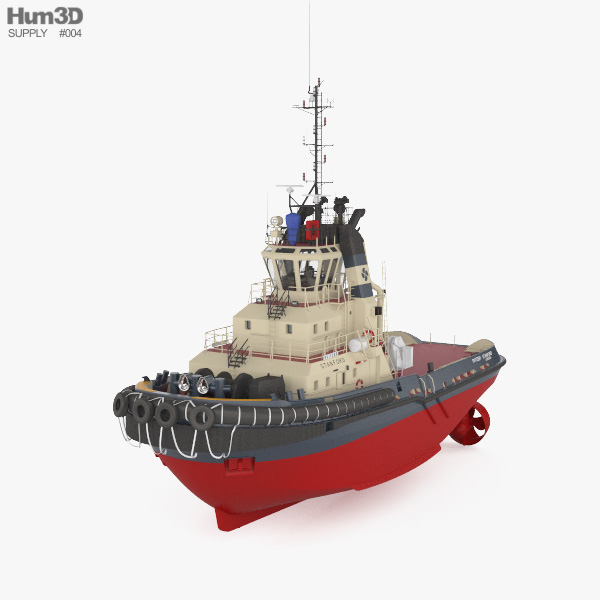 Tugboat Svitzer Stanford 3D model