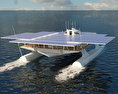 MS Turanor PlanetSolar solar-powered boat 3D模型