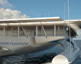 MS Turanor PlanetSolar solar-powered boat Modello 3D