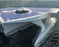 MS Turanor PlanetSolar solar-powered boat 3D 모델 