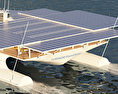 MS Turanor PlanetSolar solar-powered boat Modèle 3d