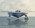 MS Turanor PlanetSolar solar-powered boat 3D модель