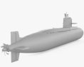 Type 039A submarino Modelo 3D