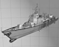 052D型导弹驱逐舰 3D模型