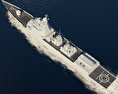 052D型导弹驱逐舰 3D模型