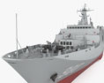 Type 071 amphibious transport dock 3d model