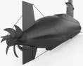 209형 잠수함 3D 모델 