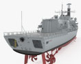 Type 23 frigate 3d model